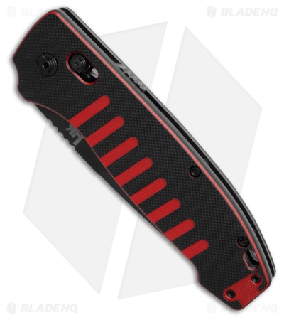 Hogue HK Ballista XL Tanto Automatic Knife Red/Black G-10 (3.5" Black Serr)