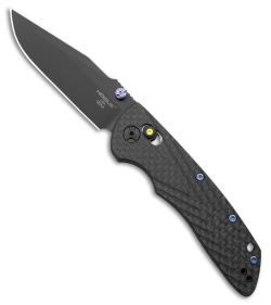 Hogue Knives Deka Clip Point Knife Black Carbon Fiber (3.25" Black DLC 20CV)