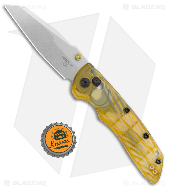 Hogue Knives Deka MagnaCut Wharncliffe Knife Ultem (3.25" Tumbled)