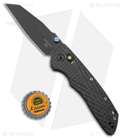 Hogue Knives Deka Wharncliffe Knife Black Carbon Fiber (3.25" Black DLC 20CV) 