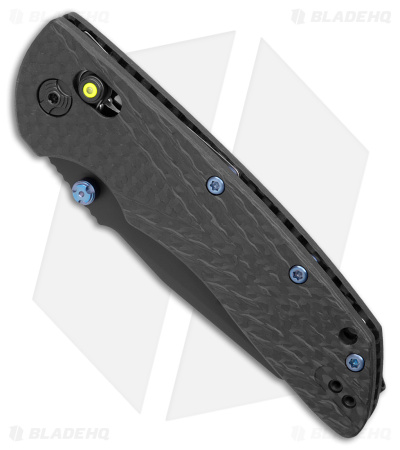Hogue Knives Deka Wharncliffe Knife Black Carbon Fiber (3.25" Black DLC 20CV) 