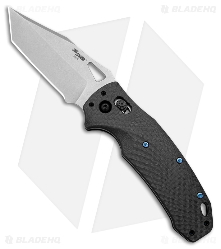 カツページ Hogue SIG K320 AXG Tanto Manual Folding CF (SW) - Blade HQ