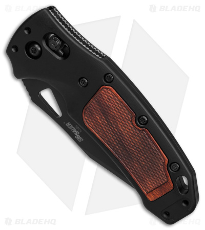 Hogue Sig K320 Classic AXG Tanto Knife Black Aluminum + Walnut (3.5" Black)