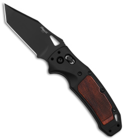 Hogue Sig K320 Classic AXG Tanto Knife Black Aluminum + Walnut (3.5" Black)