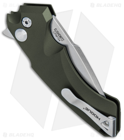 Hogue Knives X5 Spear Point Flipper Knife OD Green (3.5" Stonewash) 34571