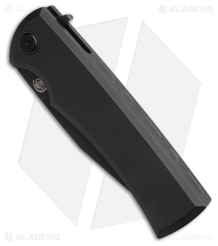 Chaves Sangre Street Integral Frame Lock Knife Gray Titanium (3.5" Gray PVD)
