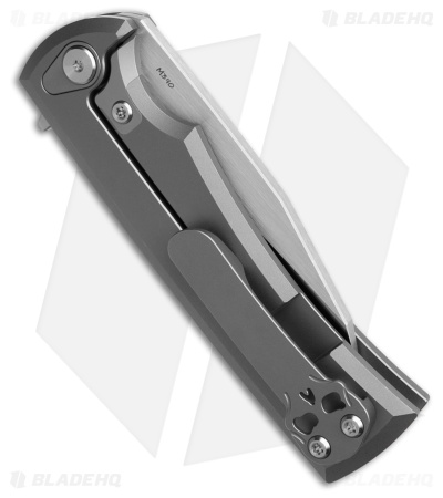 Chaves Sangre Street Integral Frame Lock Knife Stonewash Ti (3.5" Belt Satin)