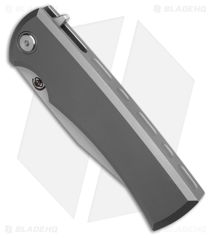 Chaves Sangre Street Integral Frame Lock Knife Stonewash Ti (3.5" Belt Satin)
