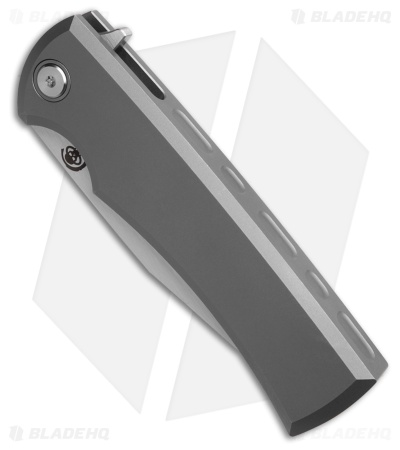 Chaves Sangre Street Integral Frame Lock Knife Stonewash Ti (3.5" Belt Satin)