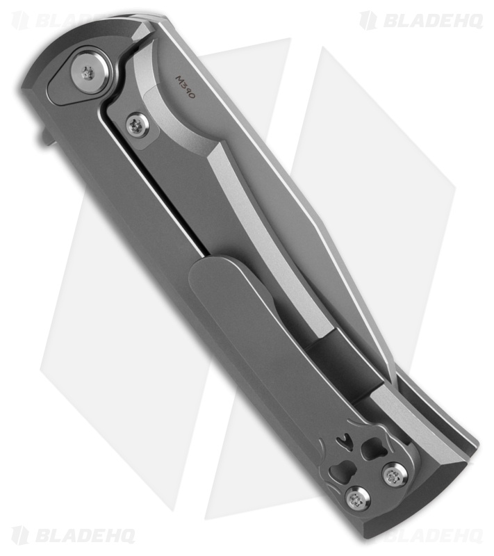Chaves Sangre Street Integral Frame Lock Knife Stonewash Ti (3.5" Stonewash)
