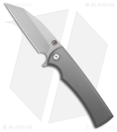 Chaves Sangre Street Integral Frame Lock Knife Stonewash Ti (3.5" Stonewash)