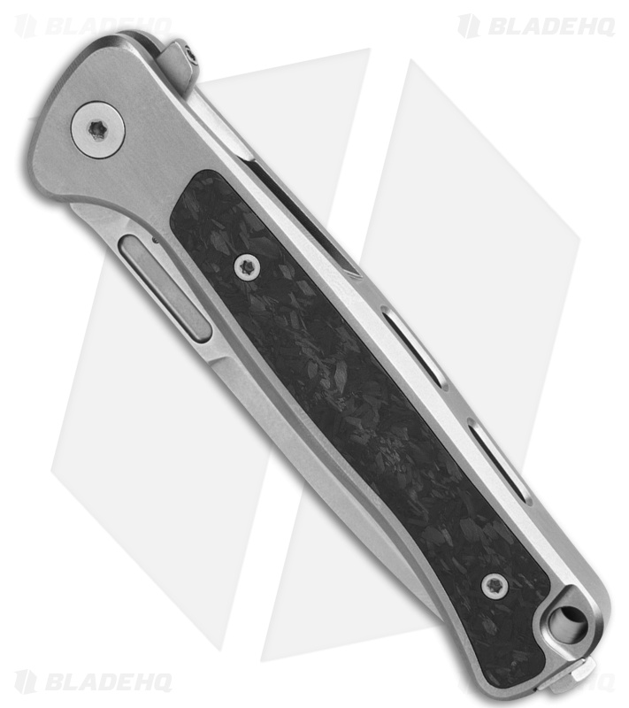 LionSteel Emmet Integral Frame Lock Knife Gray Titanium/Carbon Fiber (2.8" SW)