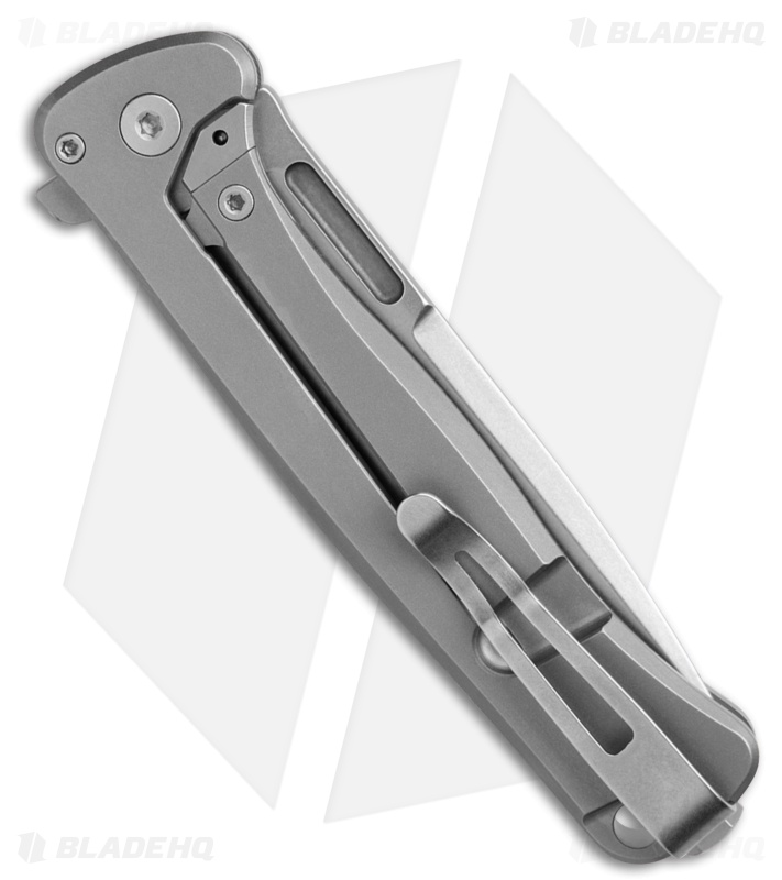 LionSteel Emmet Integral Frame Lock Knife Smooth Titanium (2.8" SW)