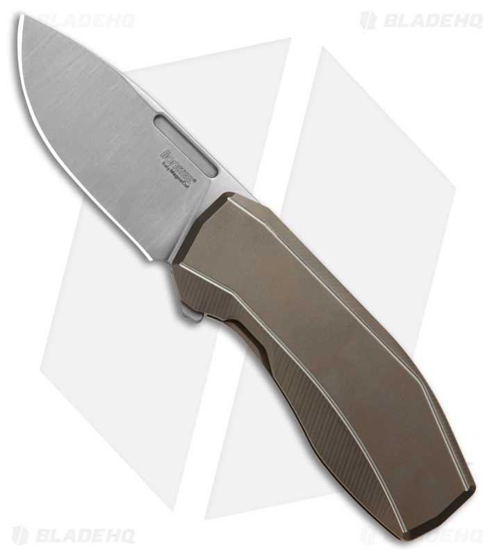 LionSteel N.ONE Knife Bronze Titanium MagnaCut Satin