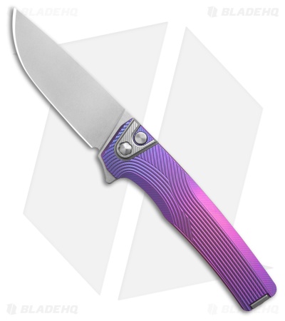 MachineWise Sonora Blue/Purple Titanium Drop Point SW 20CV