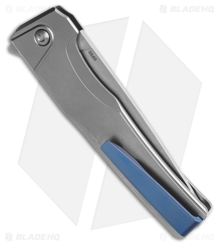 MachineWise Sonora Blue/Gray Titanium Drop Point SW 20CV