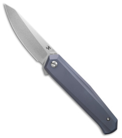 Kansept Integra Frame Lock Knife Blue Anodized Titanium (3.6" Stonewash) 