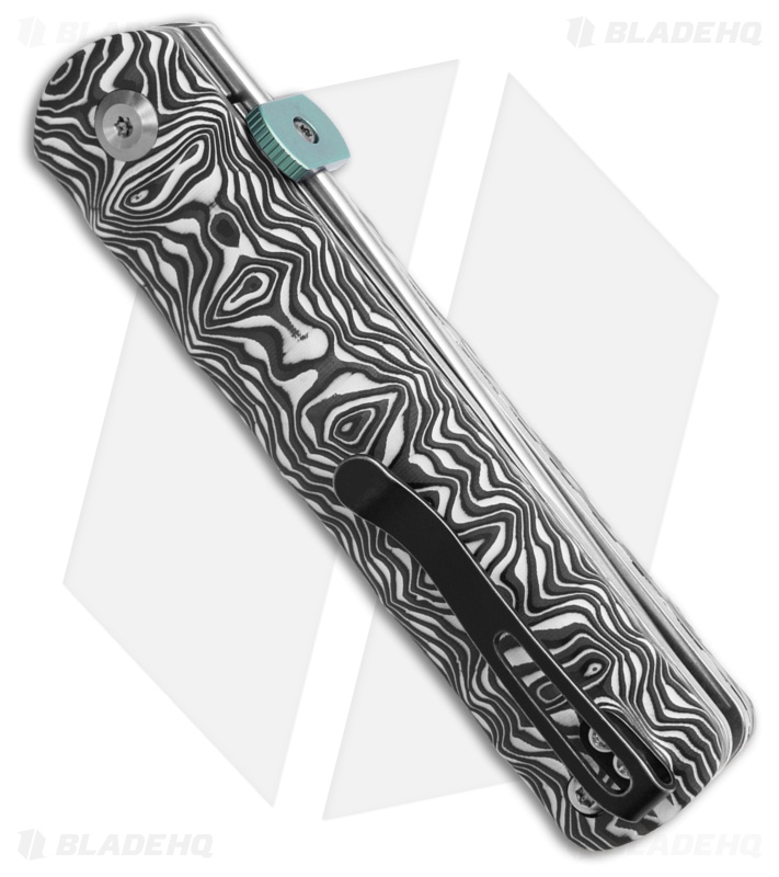 Kansept Knives BTF Black/White Nebula CF Tanto SW S35VN