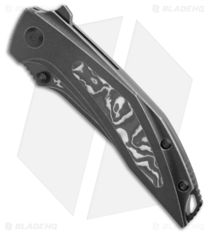 Kansept Knives Baku Black Titanium/Carbon Fiber - Blade HQ