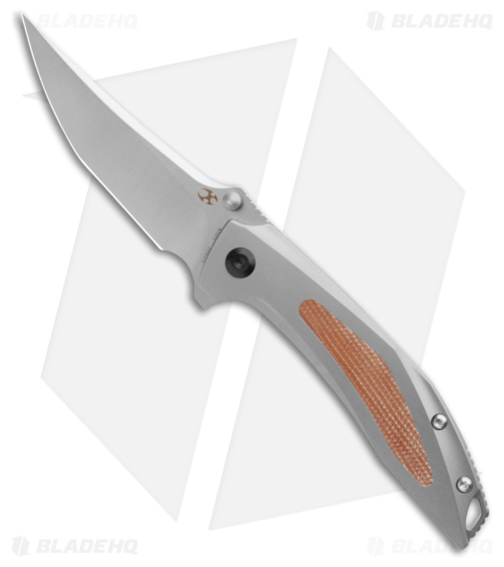 Kansept Knives Baku Titanium/Natural Micarta - Blade HQ