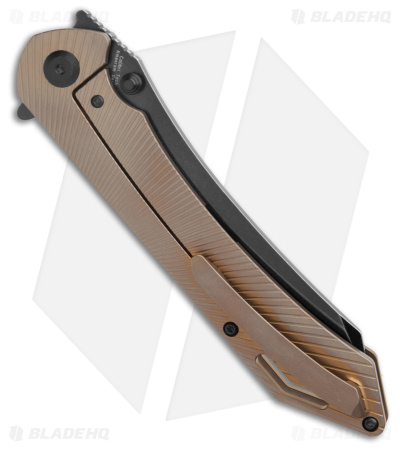 Kansept Knives Colibri Tech Bronze Titanium Black - Blade HQ