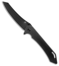 Kansept Knives Colibri Tech Frame Lock Knife Black Ti (4.3" Black Stonewash)