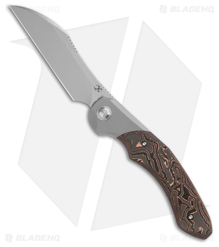 Kansept Knives Cosmos Copper Carbon Fiber + Stonewash