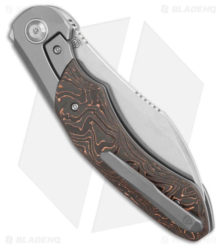 Kansept Knives Cosmos Copper Carbon Fiber + Stonewash