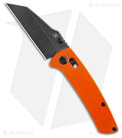 Kansept Main Street Crossbar Lock Black/Orange G10 Blade HQ
