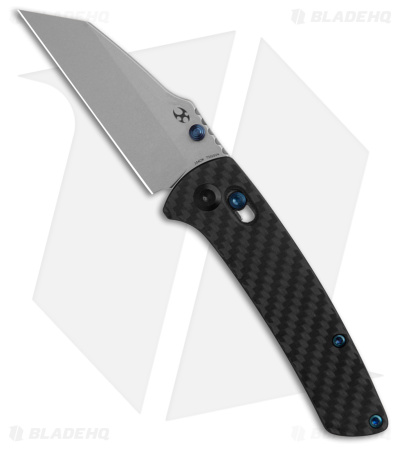Kansept Knives Main Street Crossbar Lock Knife Carbon Fiber/G-10 (3.3" SW)