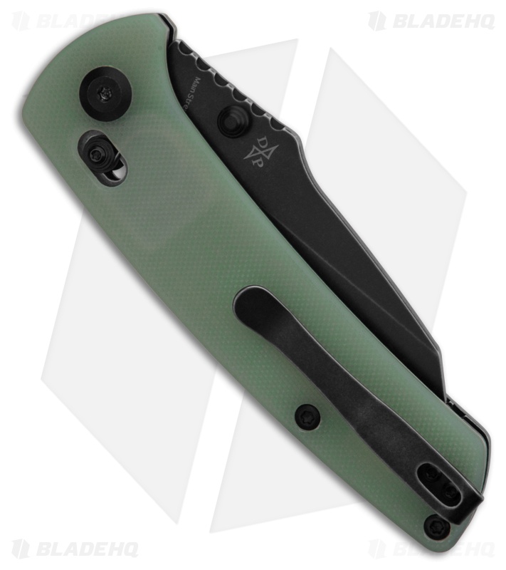 Kansept Knives Main Street Crossbar Lock Knife Jade G-10 (3.4" Black SW)