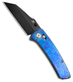 Kansept Knives Main Street Crossbar Lock Knife Timascus (3.3 Black SW)  