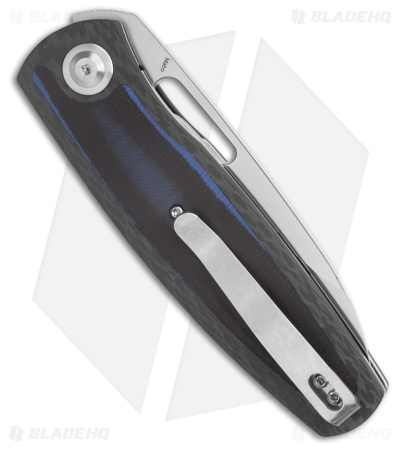 Kansept Knives Mato Liner Yellow G-10/CF (Black) - Blade HQ