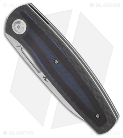 Kansept Knives Mato Liner Yellow G-10/CF (Black) - Blade HQ
