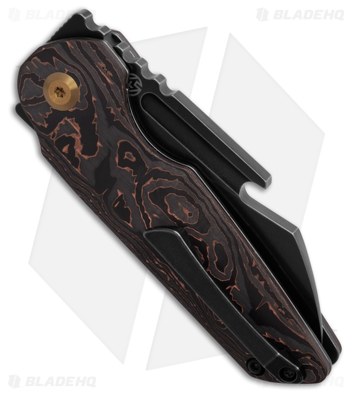 Kansept Knives Rafe Frame Lock Copper CF (BSW) - Blade HQ