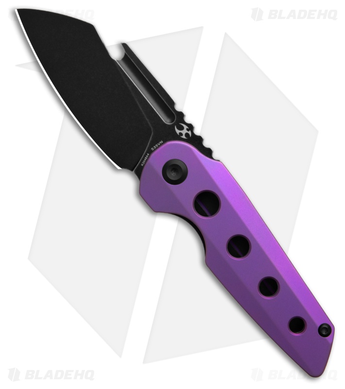 Kansept Knives Rafe Frame Lock Purple Ti (BSW) - Blade HQ