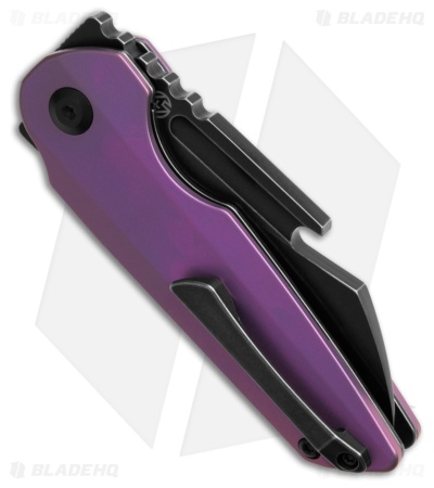 Kansept Knives Rafe Frame Lock Purple Ti (BSW) - Blade HQ