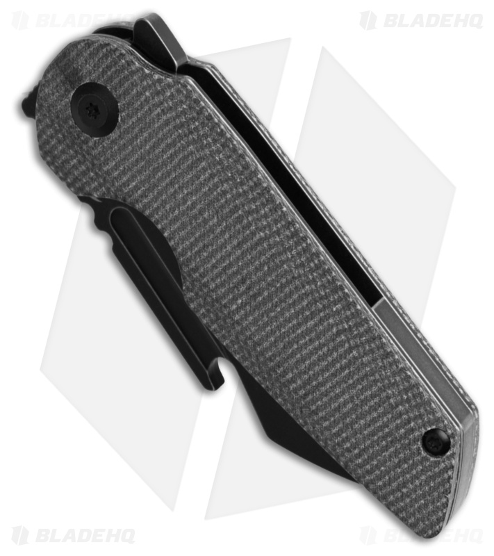 Kansept Knives Rafe Liner Lock Knife Black Micarta (2.6" Black Stonewash)
