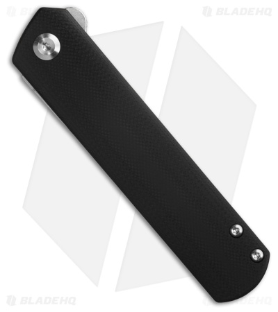 Kansept Knives Rolf Helbig Foosa Slip Joint Knife Black G-10 (3.1" Stonewash)