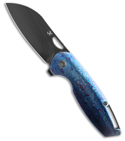 Kansept Knives Model 6 - Frame Lock Knife | Timascus/Black