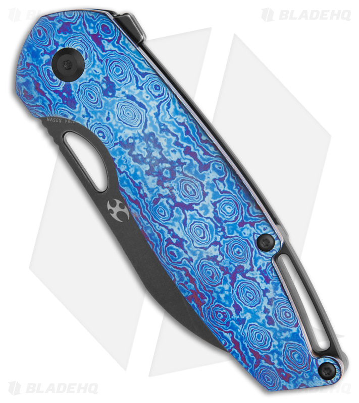 Kansept Knives Model 6 - Frame Lock Knife | Timascus/Black