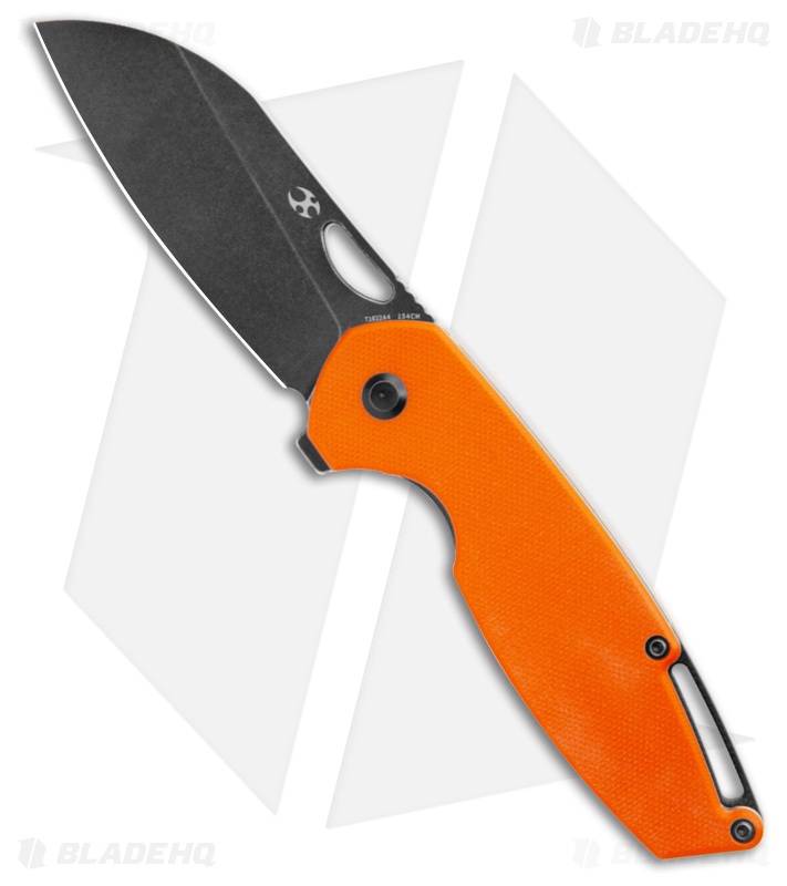 Kansept Knives Swan Model 6 Orange G-10 - Blade HQ