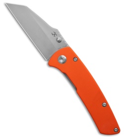Kansept Main Street Crossbar Lock Black/Orange G10 Blade HQ