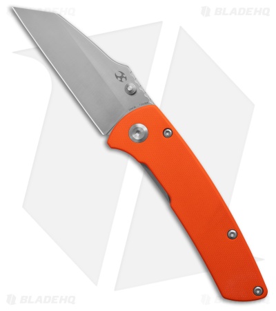 Kansept Main Street Orange G-10 Reverse Tanto Satin 154CM