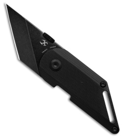 Kansept Pinkerton Dash Folding Kiridashi Knife Black G-10 (1.69" Black SW) 