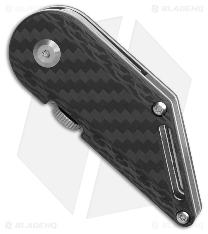 Kansept Dash Folding Kiridashi CF + Damascus - Blade HQ
