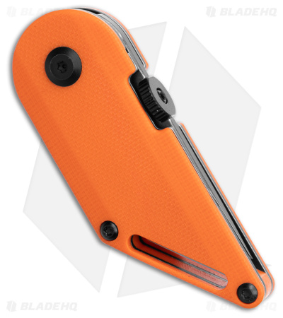 Kansept Pinkerton Dash Folding Kiridashi Knife Orange G-10 (1.69" Black SW) 