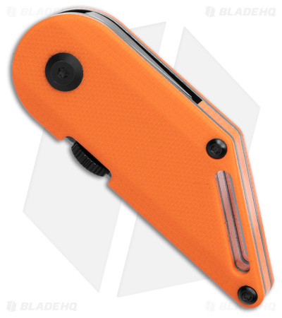 Kansept Pinkerton Dash Folding Kiridashi Knife Orange G-10 (1.69" Black SW) 