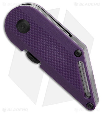 Kansept Pinkerton Dash Folding Kiridashi Knife Purple G-10 (1.69" Black SW) 