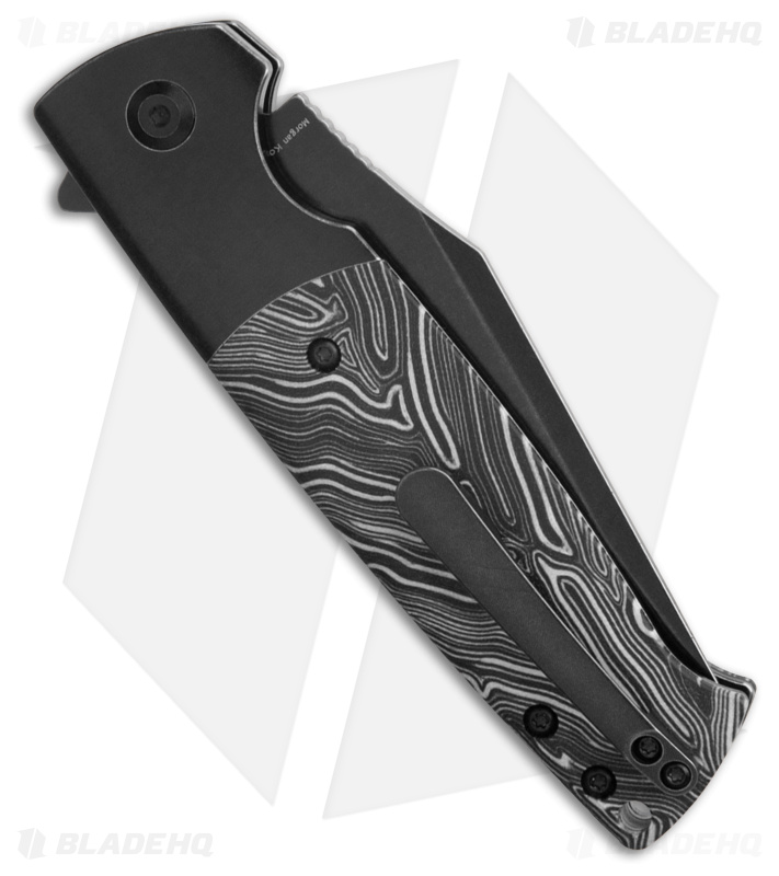 Kansept Shikari Knife White/Black + Ti Black SW - Blade HQ
